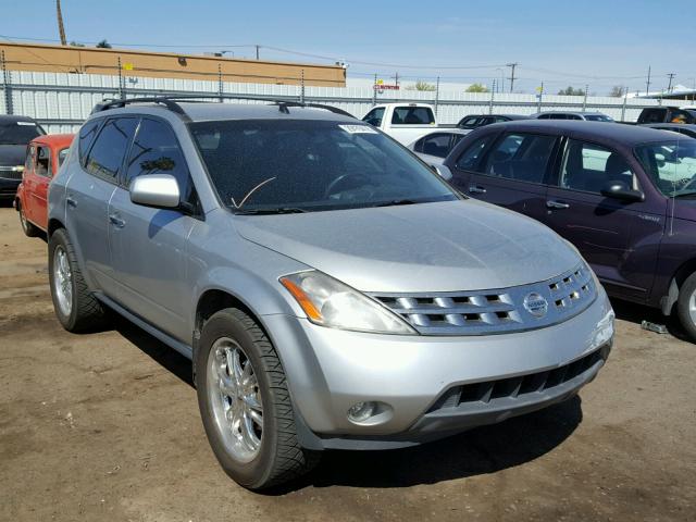 JN8AZ08TX4W227017 - 2004 NISSAN MURANO SL SILVER photo 1