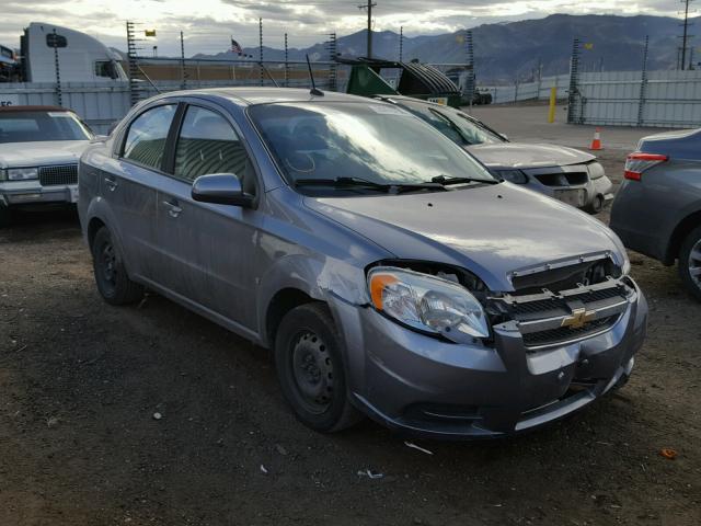 KL1TD56E99B339687 - 2009 CHEVROLET AVEO LS SILVER photo 1