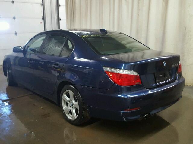 WBANV935X8C131396 - 2008 BMW 535 BLUE photo 3