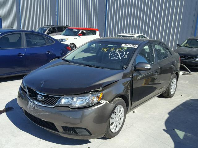 KNAFU4A22A5850364 - 2010 KIA FORTE EX BROWN photo 2