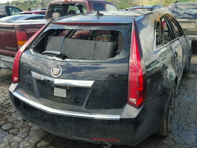 1G6DA8EG1A0148648 - 2010 CADILLAC CTS BLACK photo 4