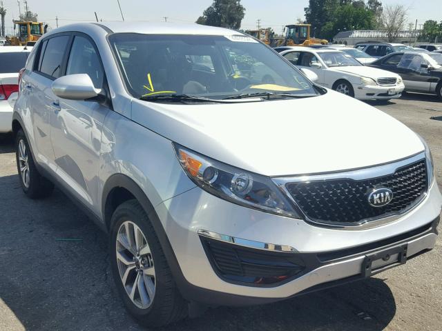 KNDPB3AC3E7662429 - 2014 KIA SPORTAGE B SILVER photo 1