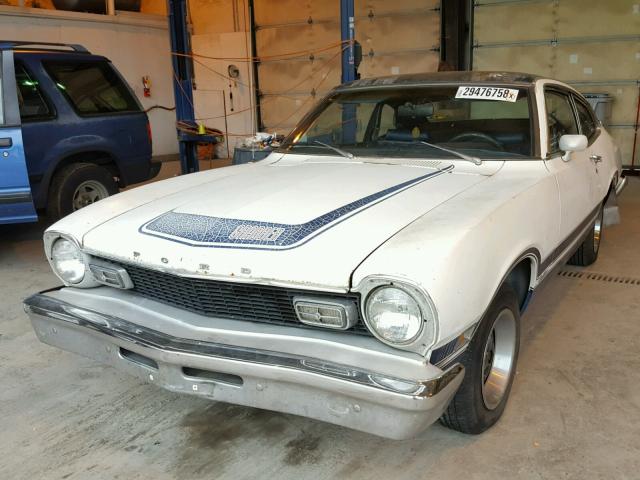 5K93L147917 - 1974 FORD MAVERICK WHITE photo 2