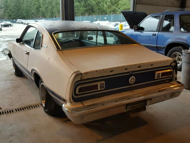 5K93L147917 - 1974 FORD MAVERICK WHITE photo 3