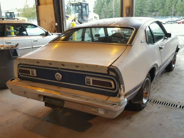 5K93L147917 - 1974 FORD MAVERICK WHITE photo 4