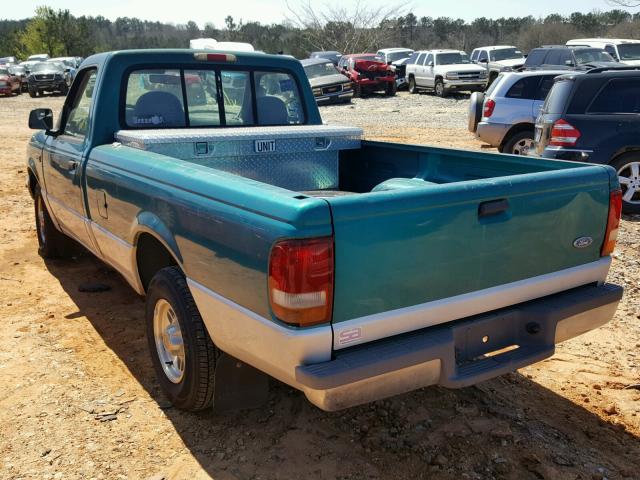1FTCR10A0VPB59441 - 1997 FORD RANGER GREEN photo 3