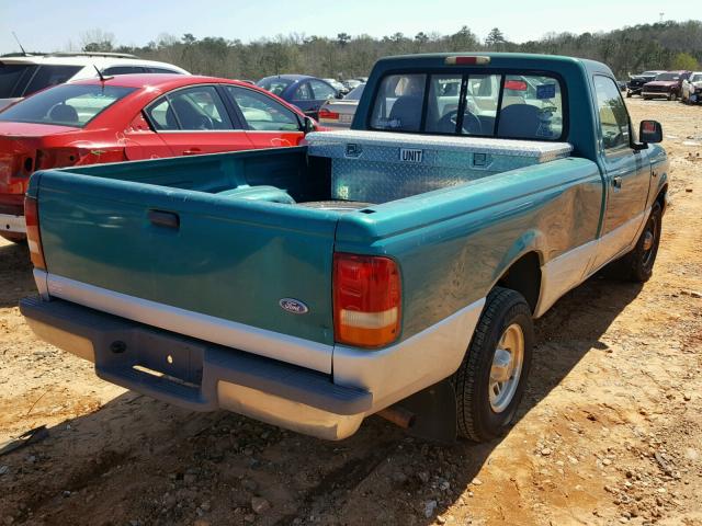 1FTCR10A0VPB59441 - 1997 FORD RANGER GREEN photo 4