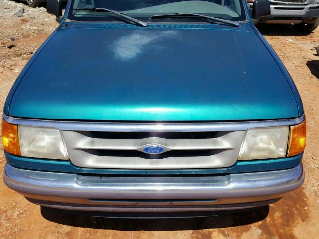 1FTCR10A0VPB59441 - 1997 FORD RANGER GREEN photo 7