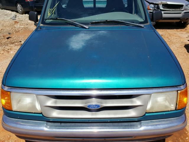 1FTCR10A0VPB59441 - 1997 FORD RANGER GREEN photo 9