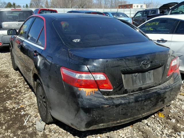 4T1BE46K77U081572 - 2007 TOYOTA CAMRY NEW BLACK photo 3