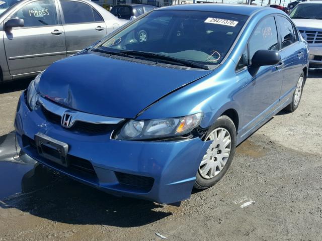 2HGFA1F3XBH525789 - 2011 HONDA CIVIC VP BLUE photo 2