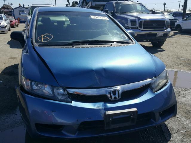 2HGFA1F3XBH525789 - 2011 HONDA CIVIC VP BLUE photo 9