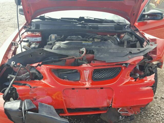 1G2NF52E23C109884 - 2003 PONTIAC GRAND AM S RED photo 7