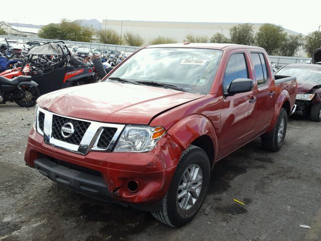 1N6AD0ER3FN724127 - 2015 NISSAN FRONTIER S RED photo 2