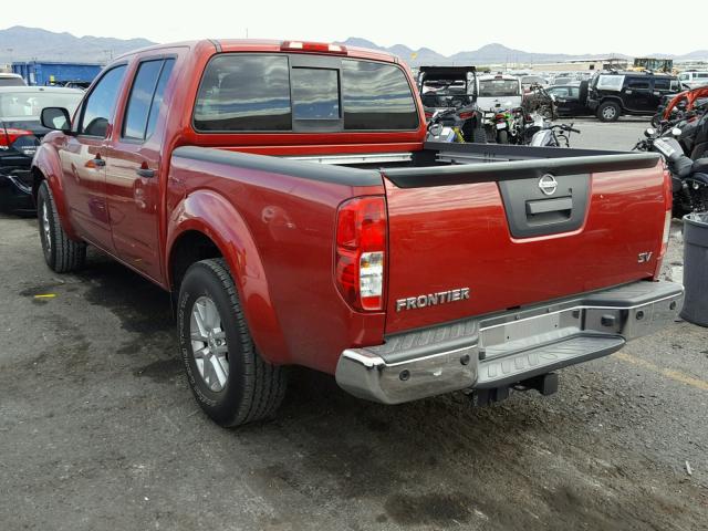 1N6AD0ER3FN724127 - 2015 NISSAN FRONTIER S RED photo 3