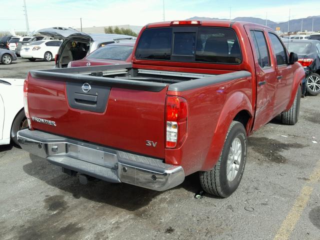 1N6AD0ER3FN724127 - 2015 NISSAN FRONTIER S RED photo 4