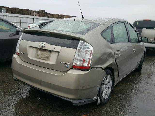 JTDKB20U363134767 - 2006 TOYOTA PRIUS TAN photo 4