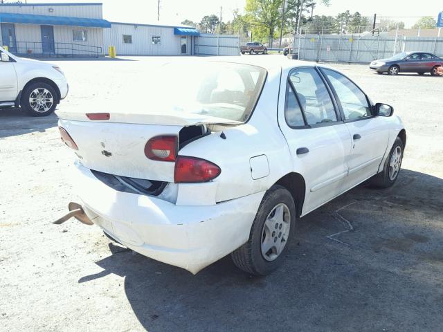 1G1JC524917353265 - 2001 CHEVROLET CAVALIER B WHITE photo 4