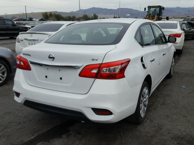 3N1AB7AP6GL648249 - 2016 NISSAN SENTRA S WHITE photo 4