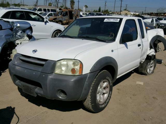 1N6DD26SX1C400221 - 2001 NISSAN FRONTIER K WHITE photo 2