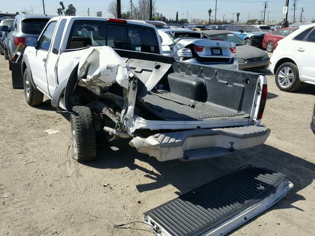 1N6DD26SX1C400221 - 2001 NISSAN FRONTIER K WHITE photo 3