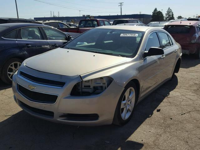 1G1ZB5E01CF176346 - 2012 CHEVROLET MALIBU LS ოქროსფერი ფოტო 2