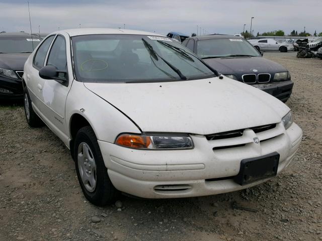 1B3EJ46X9WN268895 - 1998 DODGE STRATUS WHITE photo 1