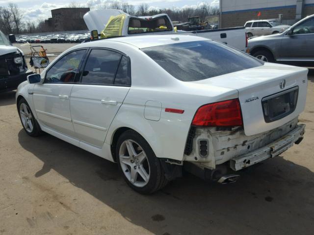 19UUA66264A069111 - 2004 ACURA TL WHITE photo 3