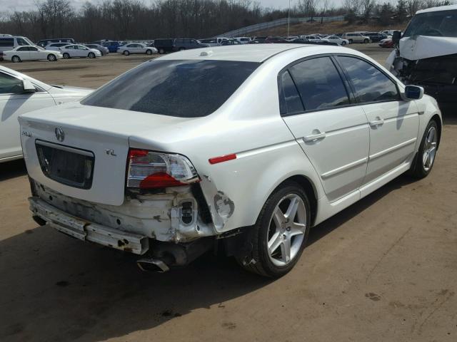 19UUA66264A069111 - 2004 ACURA TL WHITE photo 4