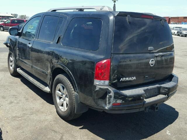 5N1AA0NC6FN607726 - 2015 NISSAN ARMADA SV BLACK photo 3