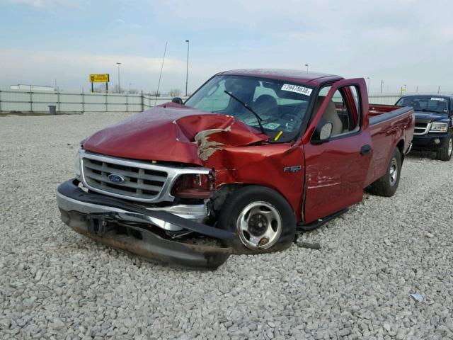 2FTRF17214CA25751 - 2004 FORD F-150 HERI RED photo 2