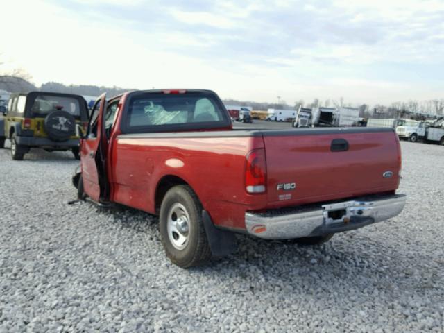 2FTRF17214CA25751 - 2004 FORD F-150 HERI RED photo 3