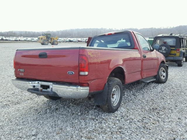 2FTRF17214CA25751 - 2004 FORD F-150 HERI RED photo 4