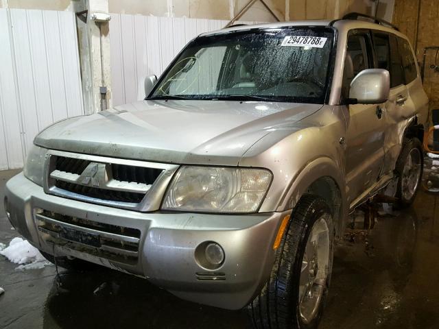 JA4NW51SX3J047501 - 2003 MITSUBISHI MONTERO LI BEIGE photo 2