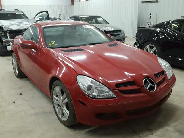 WDBWK5EA5AF227975 - 2010 MERCEDES-BENZ SLK 300 RED photo 1