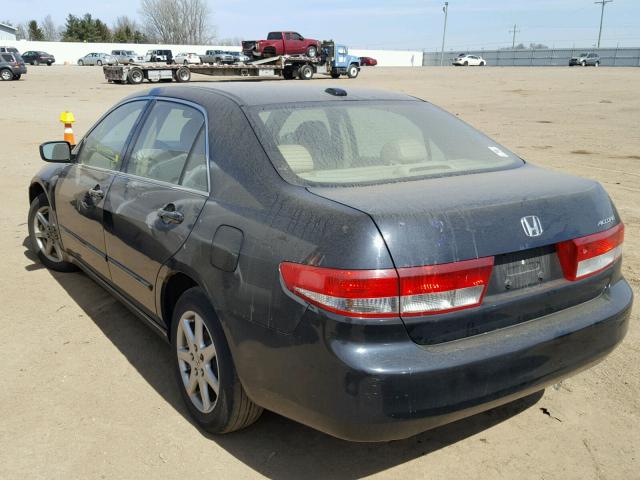 1HGCM66524A098506 - 2004 HONDA ACCORD EX BLACK photo 3