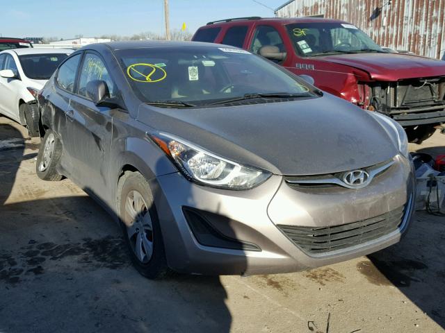 5NPDH4AE5GH729927 - 2016 HYUNDAI ELANTRA SE TAN photo 1