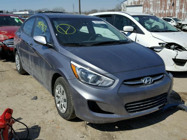 KMHCT4AE2HU328378 - 2017 HYUNDAI ACCENT SE GRAY photo 1