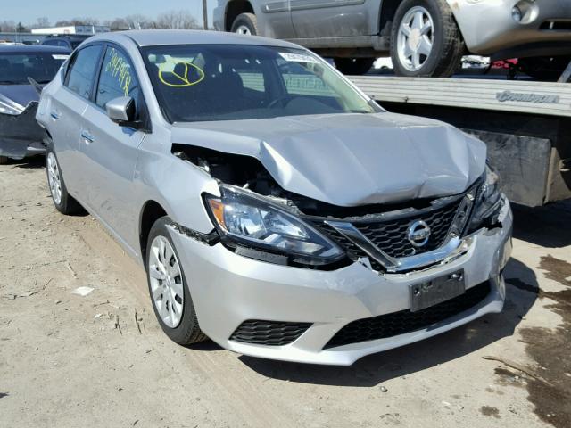 3N1AB7AP0GY248013 - 2016 NISSAN SENTRA S SILVER photo 1