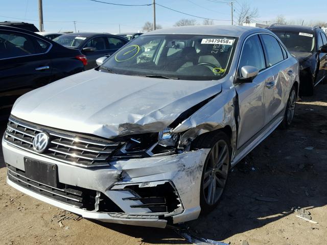 1VWDT7A33HC042258 - 2017 VOLKSWAGEN PASSAT R-L GRAY photo 2