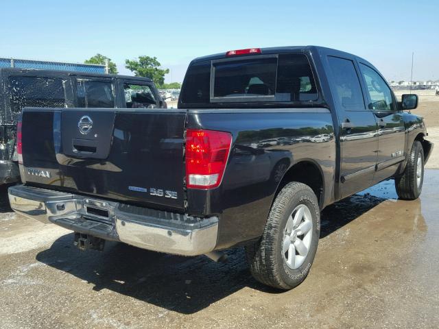 1N6BA0ED7AN311069 - 2010 NISSAN TITAN XE BLACK photo 4