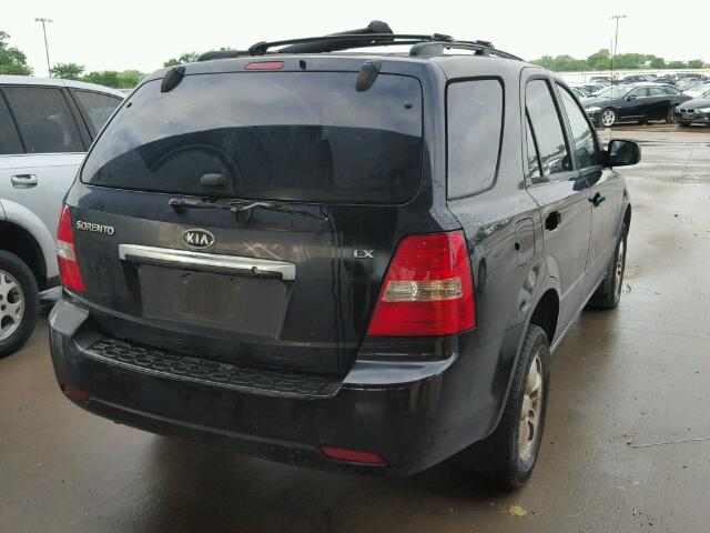 KNDJD736475678992 - 2007 KIA SORENTO EX BLACK photo 4