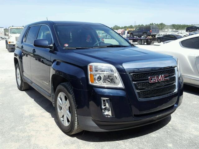 2GKALMEK9F6158371 - 2015 GMC TERRAIN SL BLUE photo 1