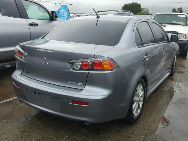 JA32U2FU2GU012963 - 2016 MITSUBISHI LANCER ES GRAY photo 4