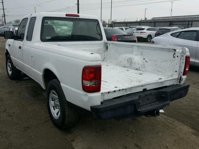 1FTYR14E69PA31164 - 2009 FORD RANGER SUP WHITE photo 3