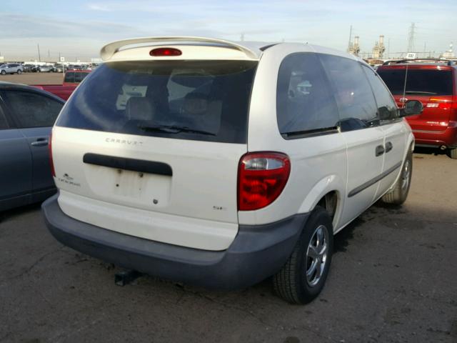 1D4GP25333B119147 - 2003 DODGE CARAVAN SE WHITE photo 4