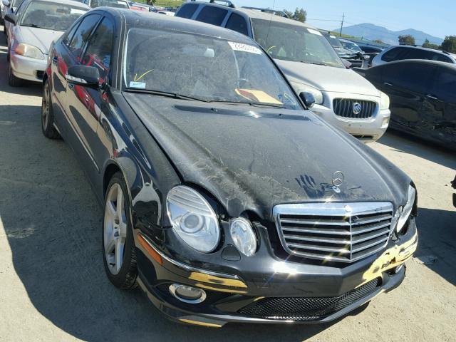 WDBUF56X47B167508 - 2007 MERCEDES-BENZ E 350 BLACK photo 1