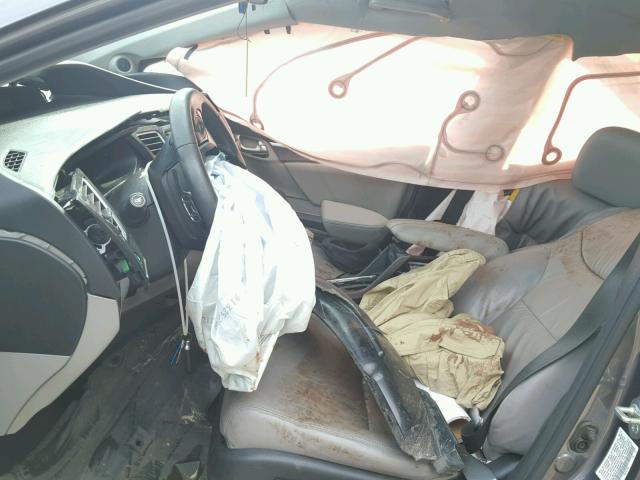 19XFB2F91EE036784 - 2014 HONDA CIVIC EXL GRAY photo 5