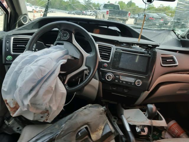 19XFB2F91EE036784 - 2014 HONDA CIVIC EXL GRAY photo 9