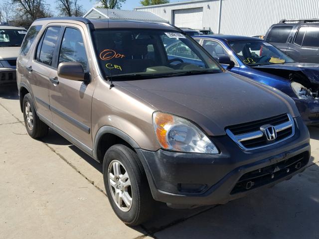 JHLRD78824C008879 - 2004 HONDA CR-V EX GOLD photo 1